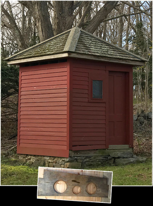 image of the outhouse at Thomas Griswold House